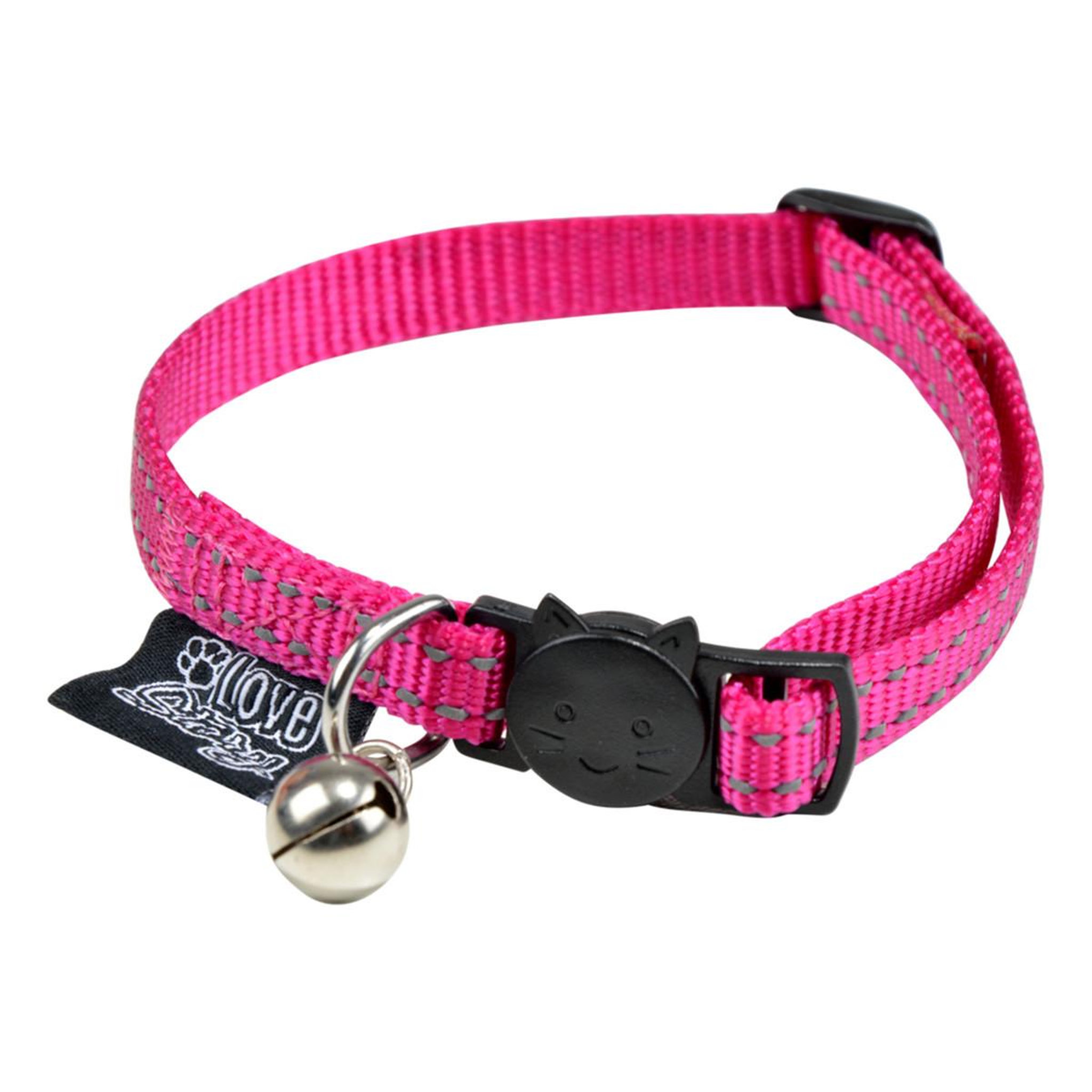 Voir la diapositive 1 : LOVE STORY Collier pour chien  anti-étranglement  28cm rose