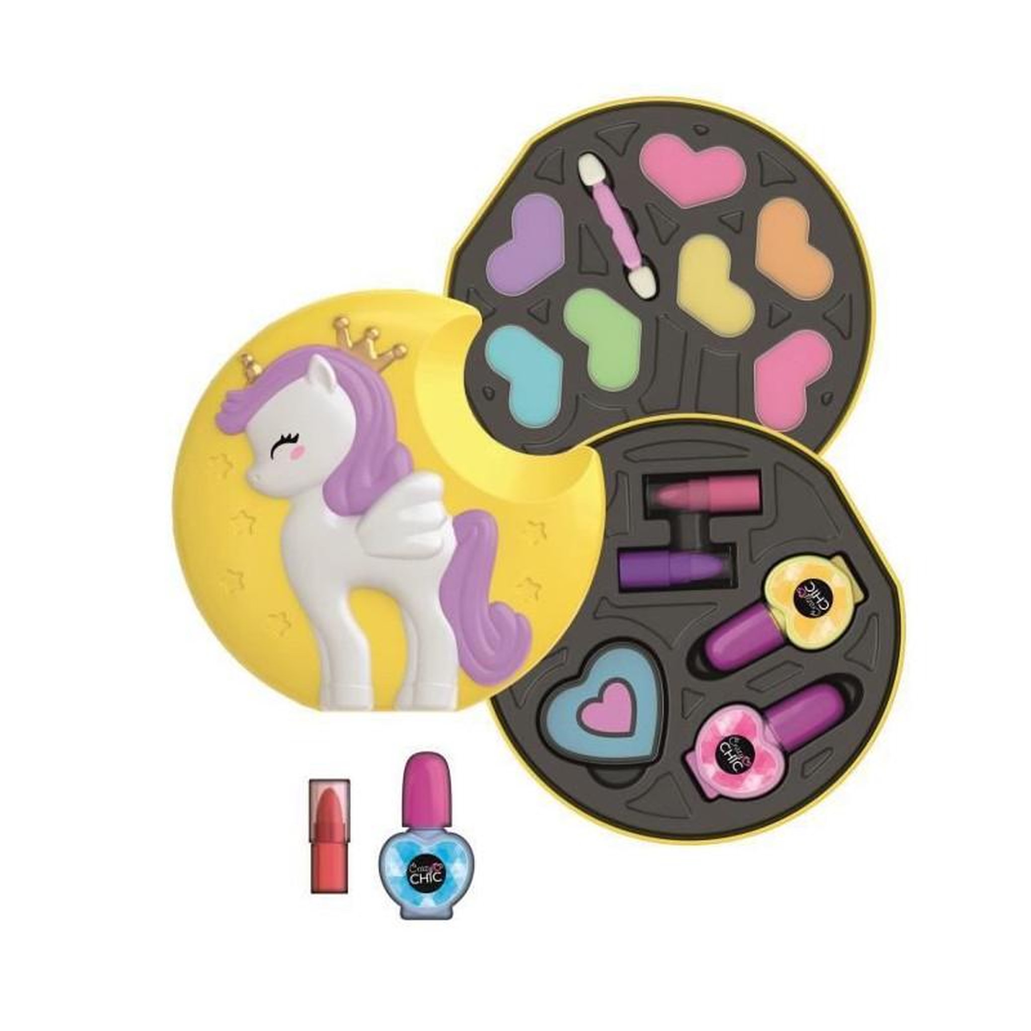 Voir la diapositive 4 : CLEMENTONI Clementoni - 18643 - Palette de maquillage Licorne A2x3