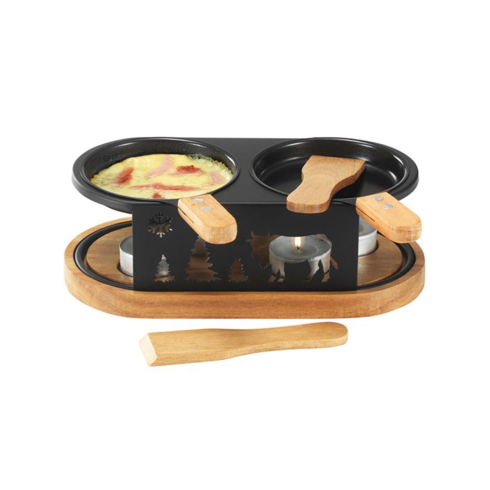 Voir la diapositive 2 : Table&cook Service à raclette 2 personnes - hhr-11