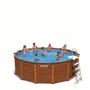 INTEX Kit piscine tubulaire SEQUOIA décor bois
