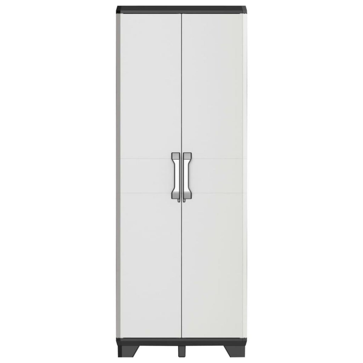 Keter Keter Armoire de rangement polyvalente Gear Noir et gris 182 cm