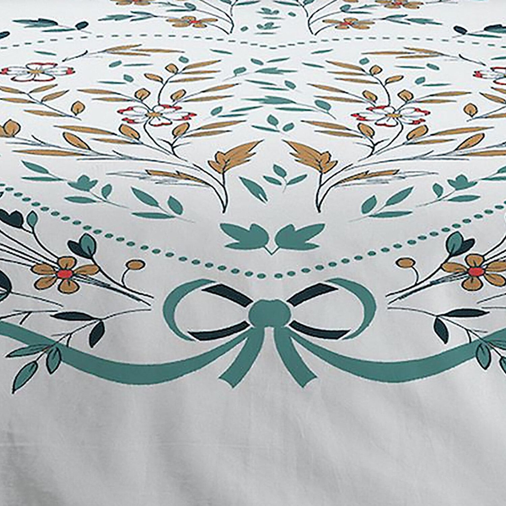 Voir la diapositive 5 : Les Ateliers du Linge Parure housse de couette 100% coton 47 fils/cm2 -capucine