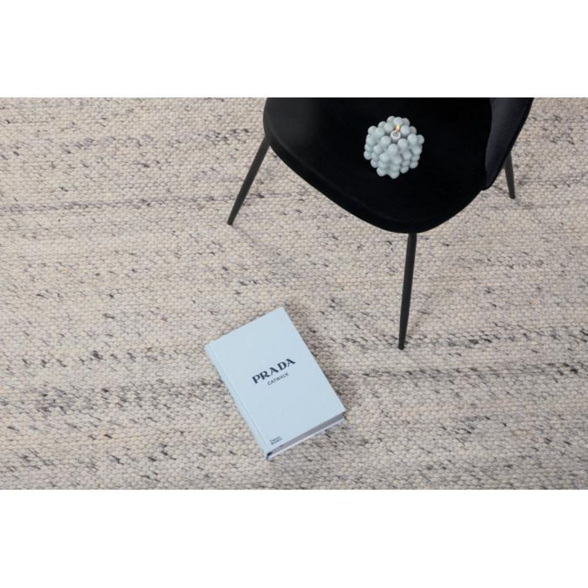 Paris Prix Tapis Déco en Laine  Ganga  171x243cm Ivoire