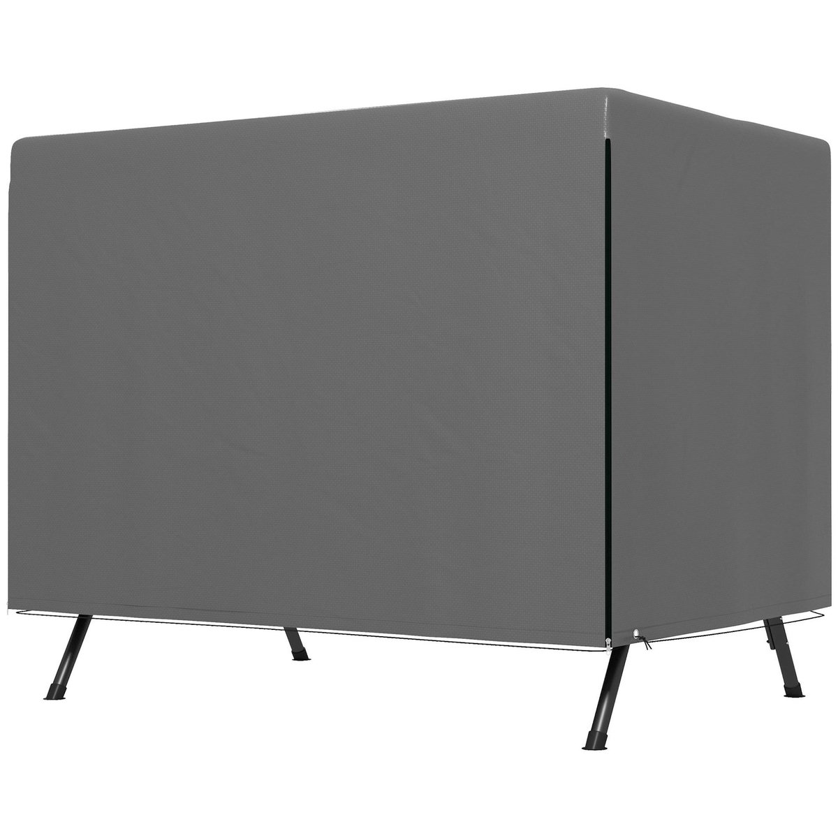 OUTSUNNY Housse de protection balancelle de jardin bâche étanche dim. 2,15L x 1,55l x 1,5H m PE gris