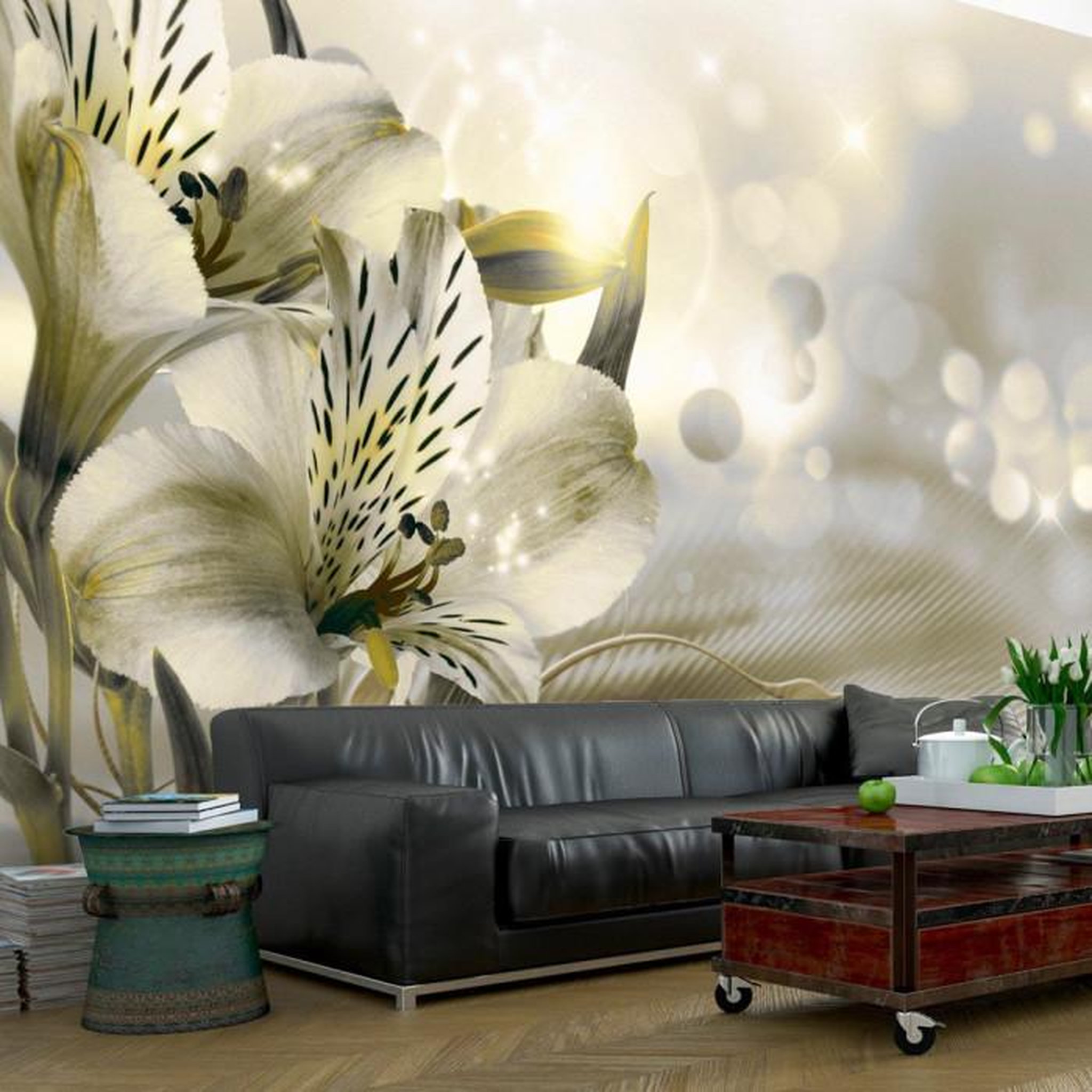 Paris Prix Papier Peint  Green Daybreak. Coloris disponibles : Multicolore