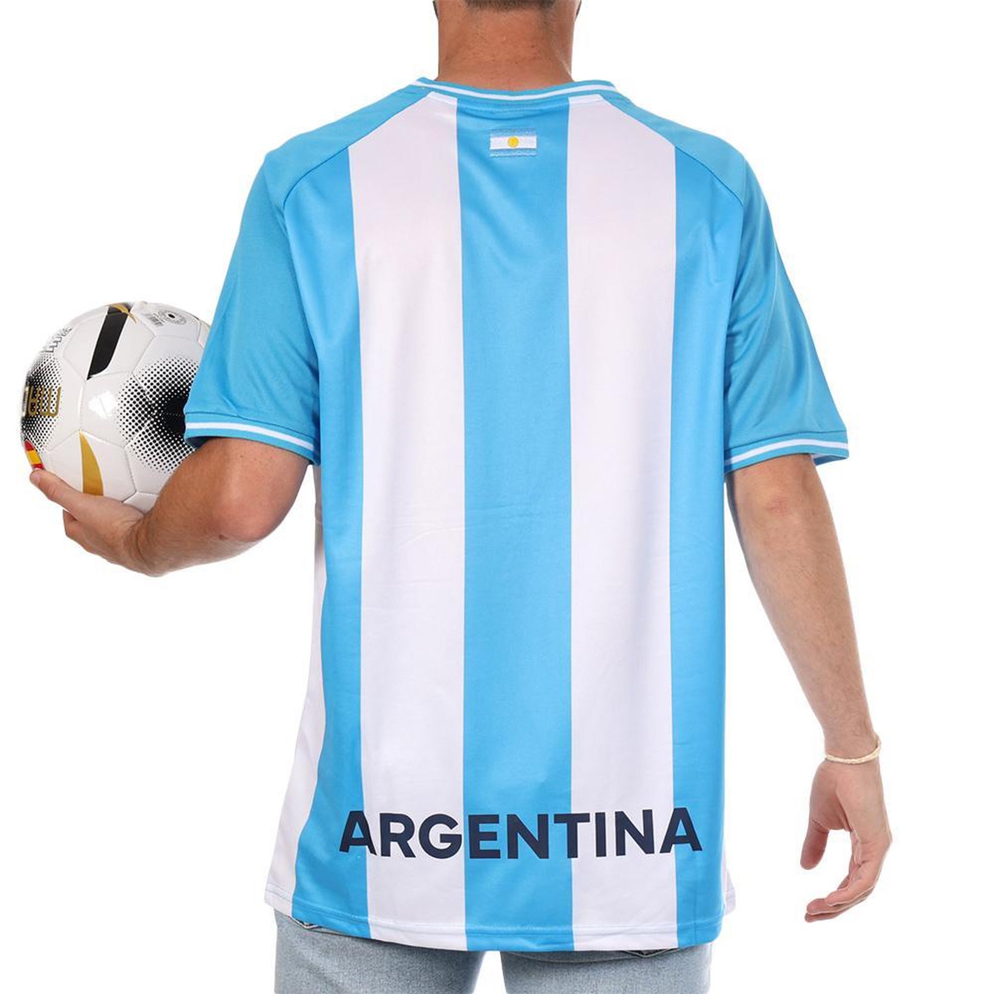 Voir la diapositive 4 : SPORTZONE Argentine maillot supporter bleu/blanc mixte sport zone