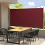 Voir la diapositive 1 : VIDAXL Auvent lateral retractable de patio 160x300 cm Rouge