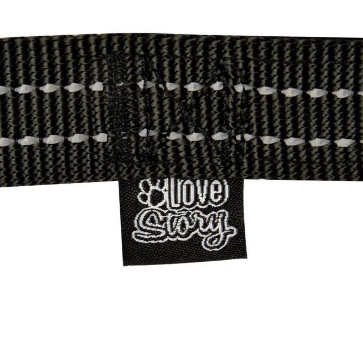 Paris Prix Collier Réglable  Coutures Réfléchissantes  35cm Noir