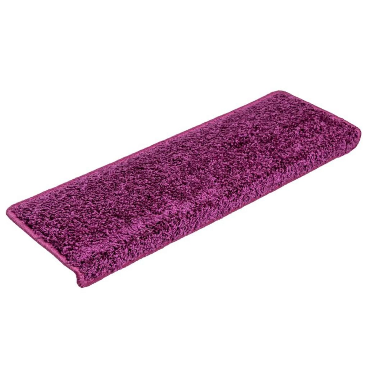 VIDAXL Tapis d'escalier 20 pcs 65x21x4 cm violet