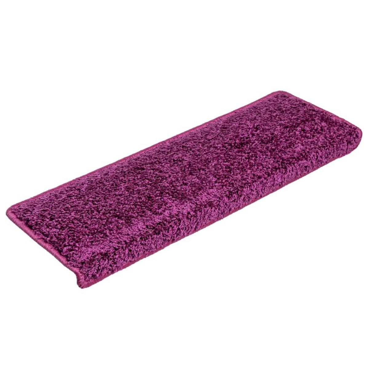 VIDAXL Tapis d'escalier 20 pcs 65x21x4 cm violet