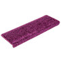 Voir la diapositive 2 : VIDAXL Tapis d'escalier 20 pcs 65x21x4 cm violet