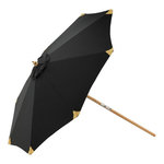Paris Prix Parasol en Bois  Cerox  270cm Noir