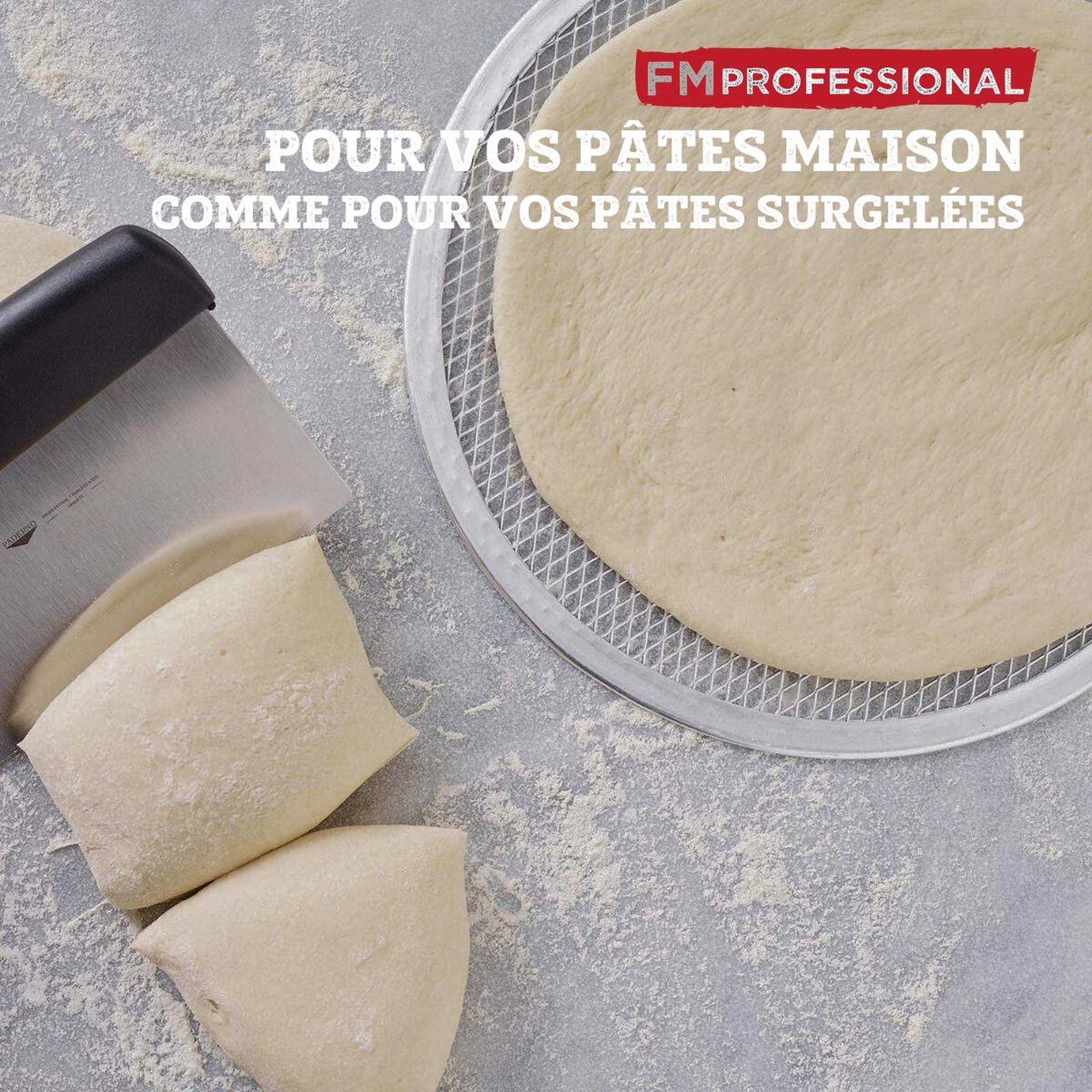 Voir la diapositive 4 : FM PROFESSIONAL Plaque pizza surgelée 30 cm FM Professional