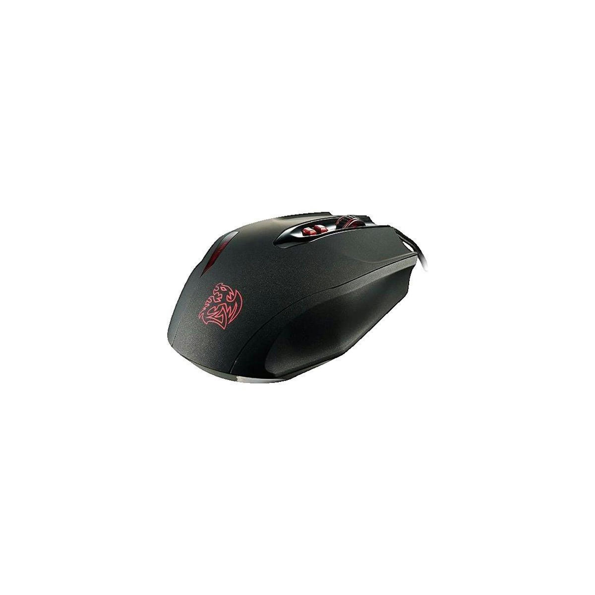 Thermaltake Souris gamer Thermaltake Tt eSPORTS Black FP ambidextre 5700 DPI