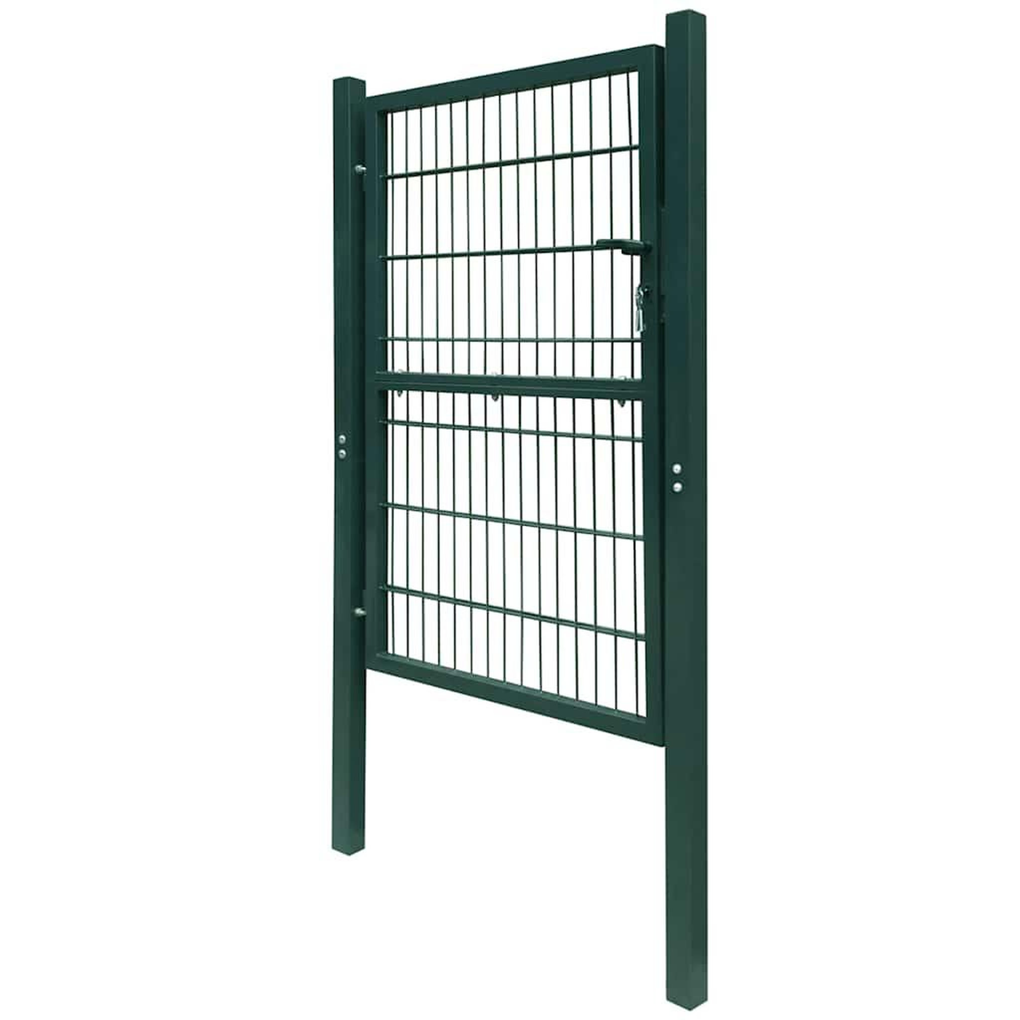 Voir la diapositive 3 : VIDAXL Portail de cloture en acier 100x200 cm vert