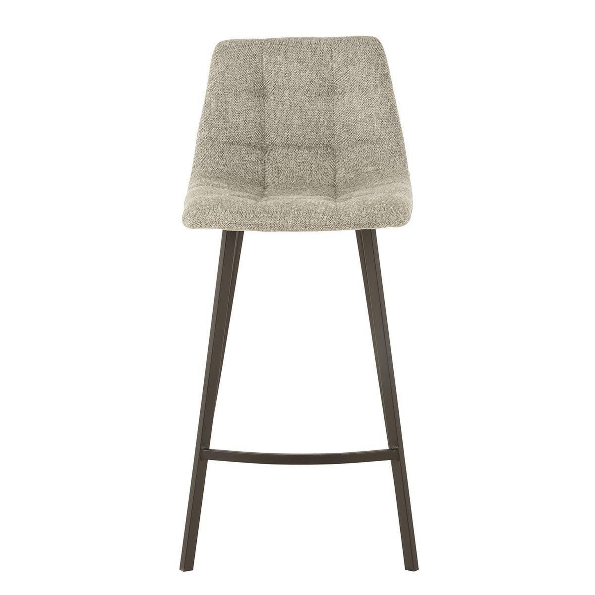 Voir la diapositive 2 : J-LINE Chaise de bar design  stéphane  97cm gris
