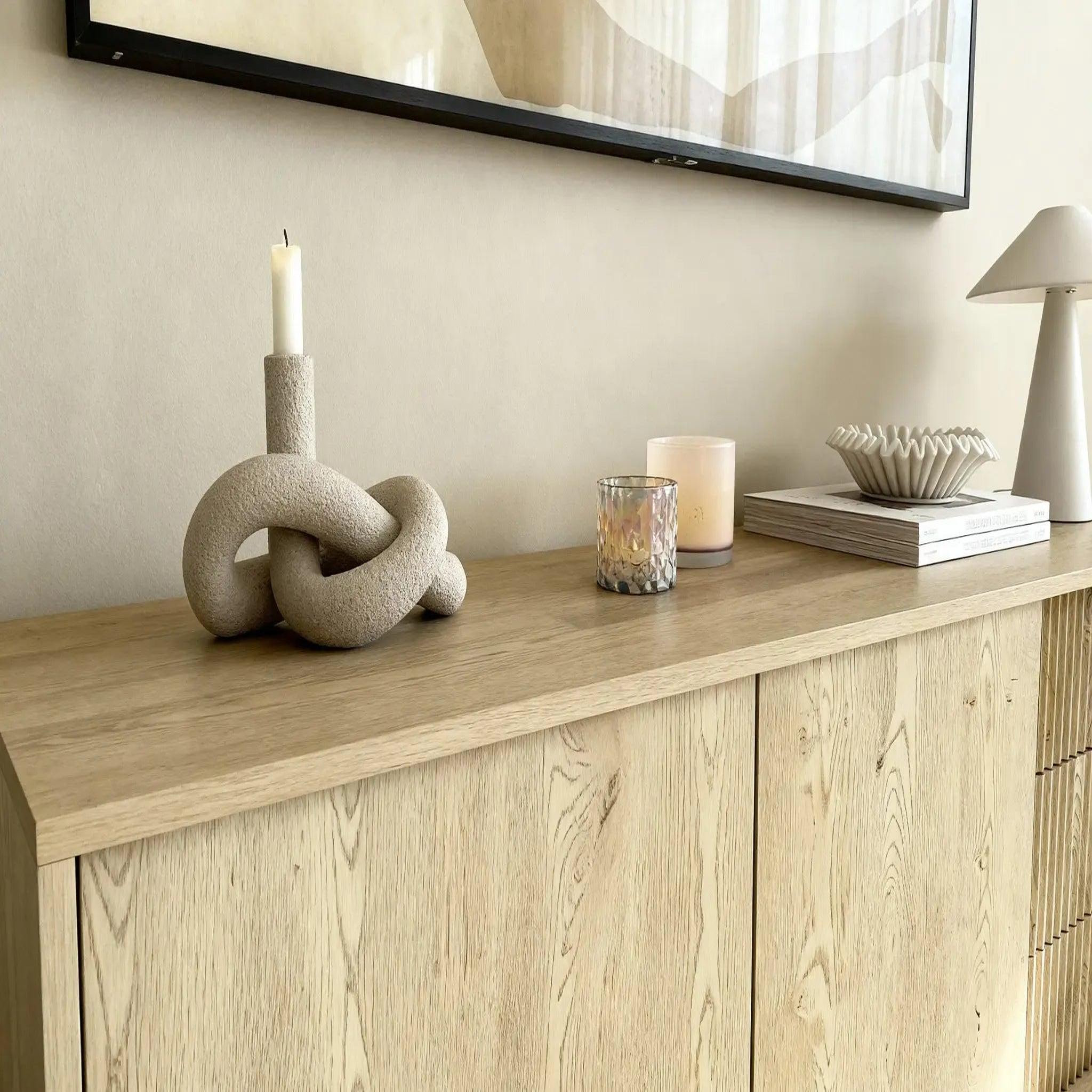 Voir la diapositive 5 : CASANOVA PARIS Lorella mini - mini buffet en chêne cremona 153cm