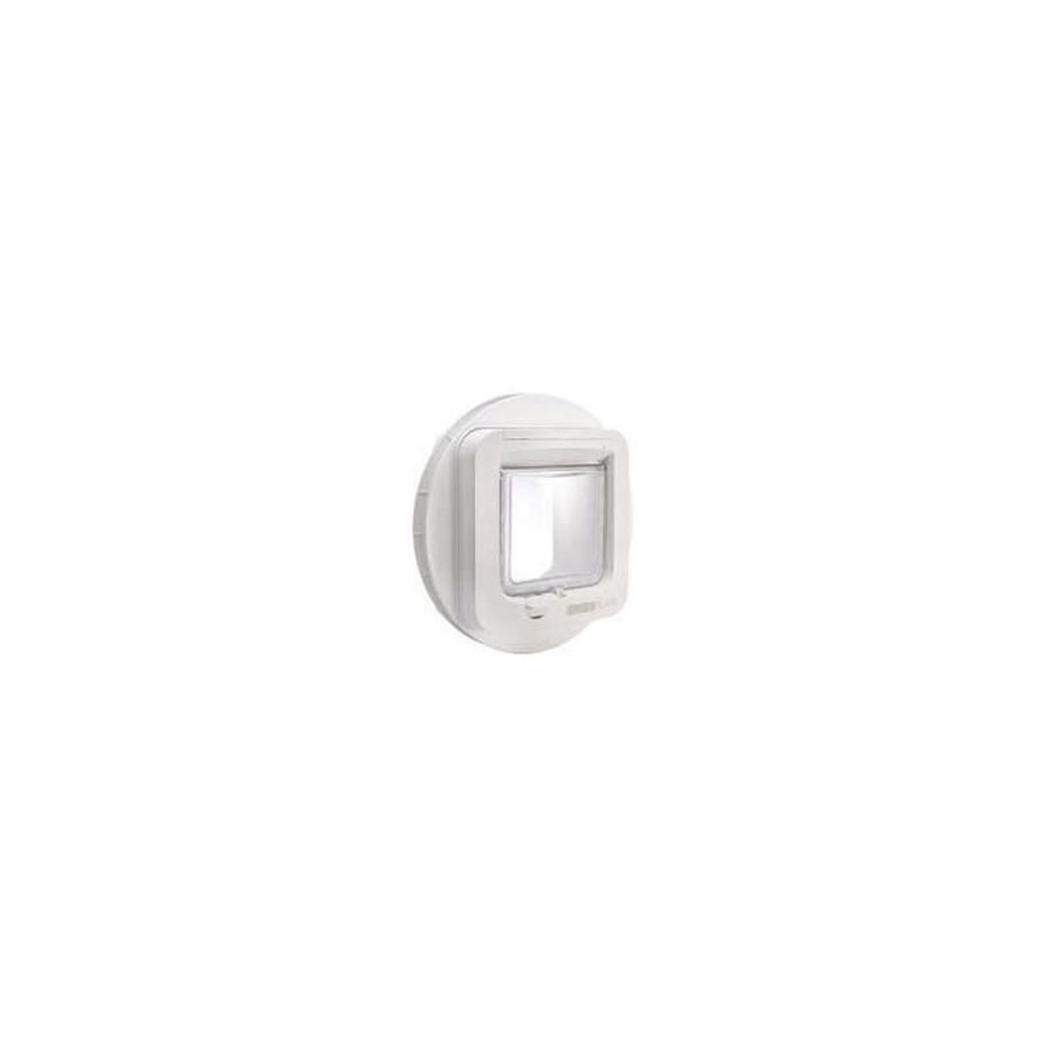 Voir la diapositive 3 : GENERIQUE SUREFLAP Adaptateur de montage pour chatiere a puce electronique blanc