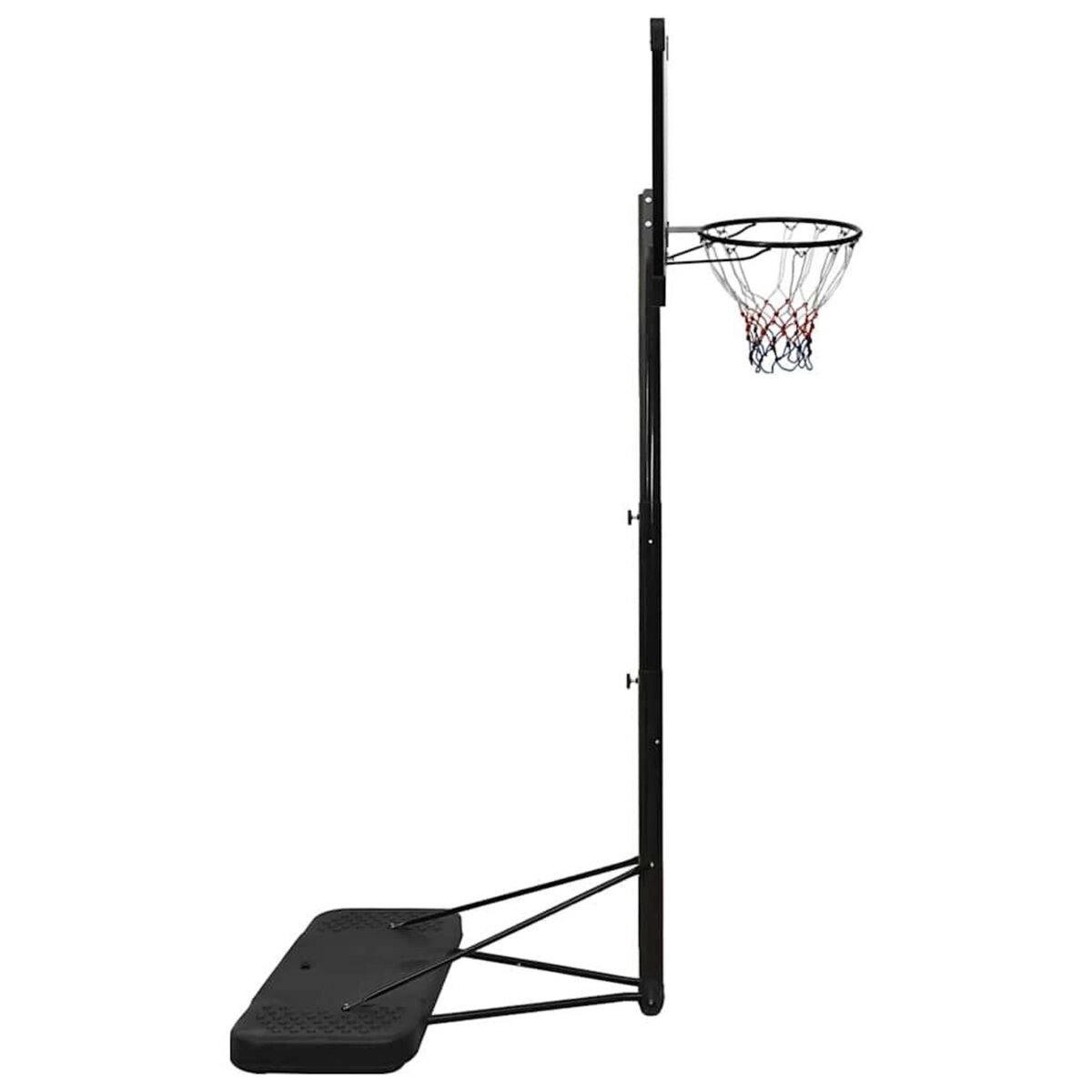VIDAXL Support de basket-ball Transparent 256-361 cm Polycarbonate