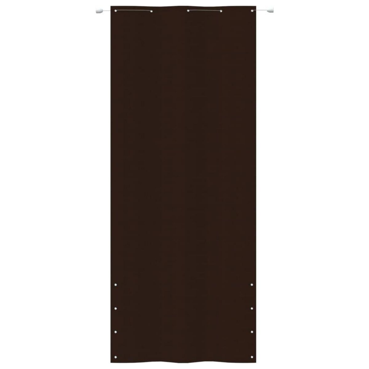 VIDAXL Ecran de balcon Marron 100x240 cm Tissu Oxford