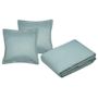 Voir la diapositive 4 : Lovely Casa Couvre lit boutis réversible 240x220 avec 2 taies coloris vert
