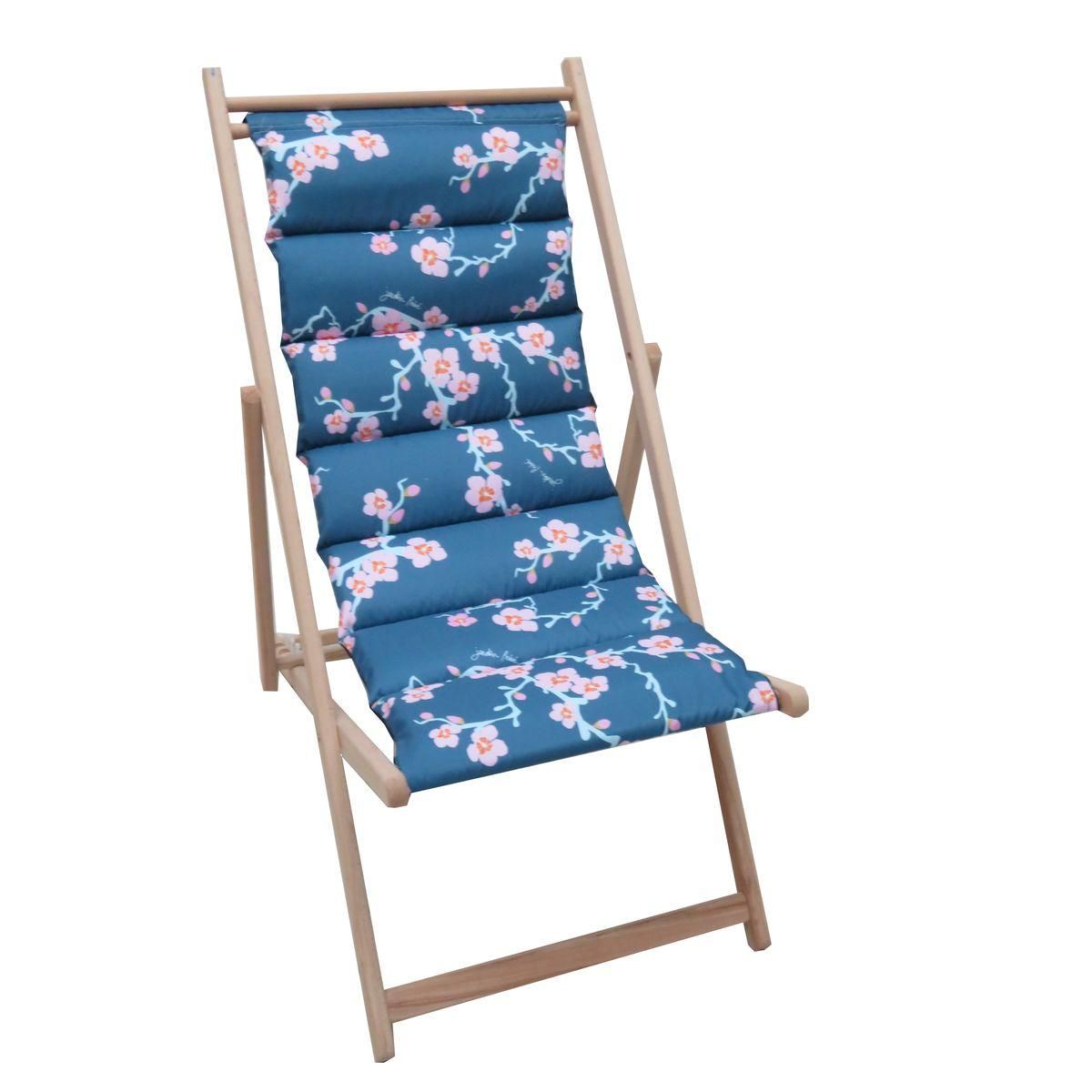 Jardin Privé Chilienne toile matelassée 1320x550cm marine OSAKA