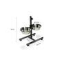 Voir la diapositive 5 : Idomya E. Double gamelle pour chiens diam 21 cm hauteur ajustable