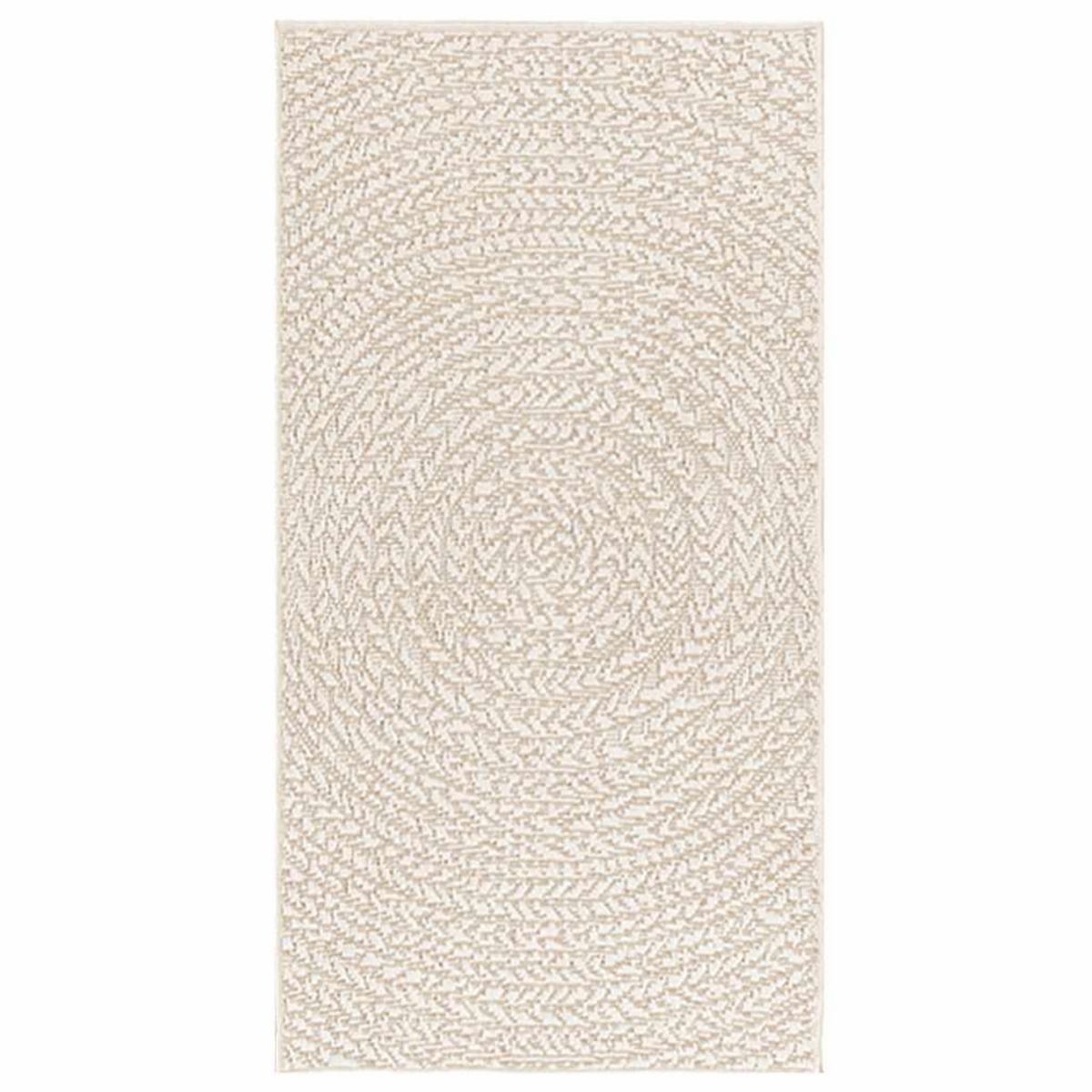 VIDAXL Tapis ZIZUR creme 60x110 cm aspect de jute interieur exterieur