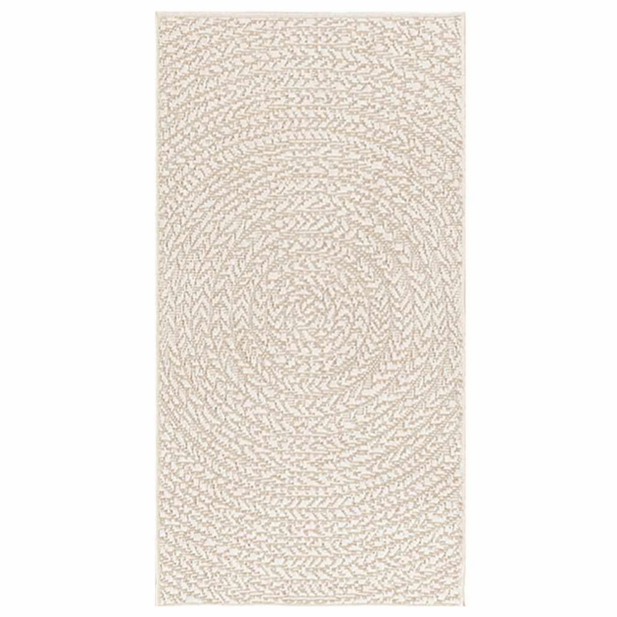 VIDAXL Tapis ZIZUR creme 60x110 cm aspect de jute interieur exterieur