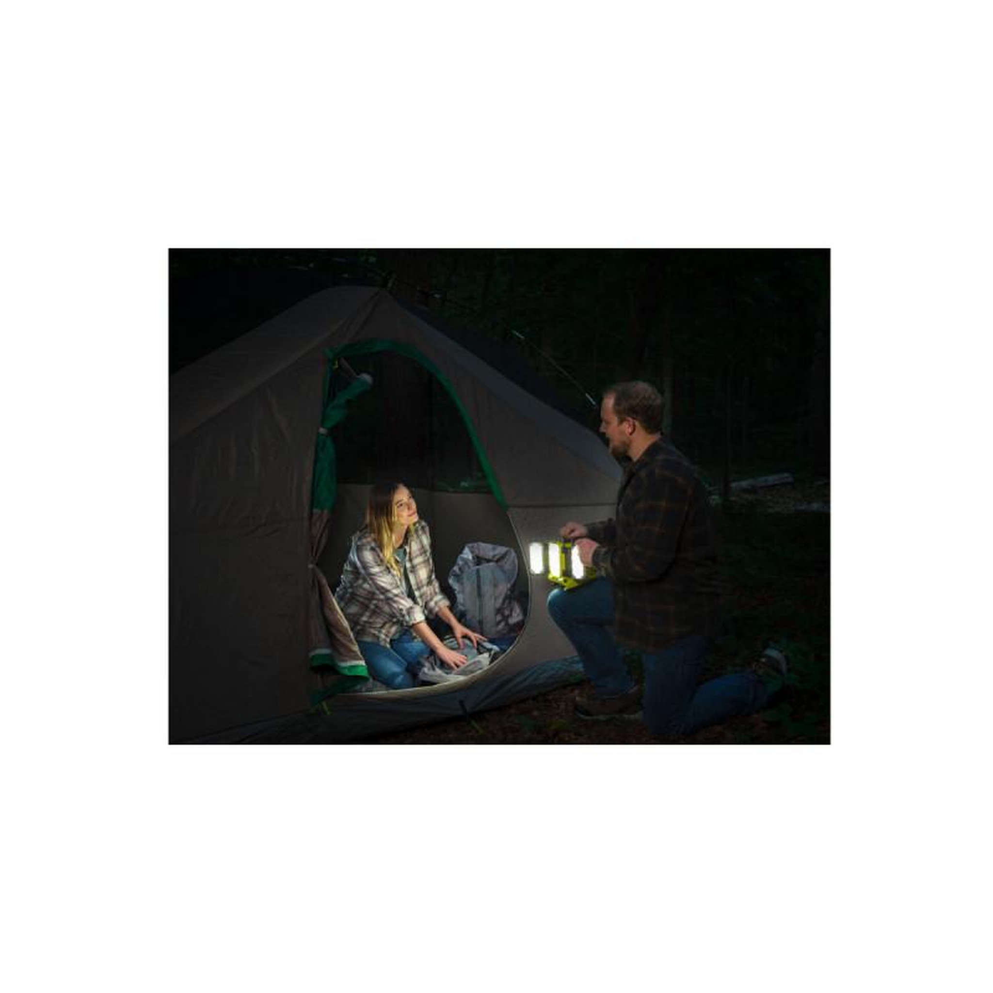 Voir la diapositive 5 : Ryobi Pack ryobi triple panneau lumineux led hybrid 3000 lumens filaire et sur batterie 18v rlph18-0 - 1