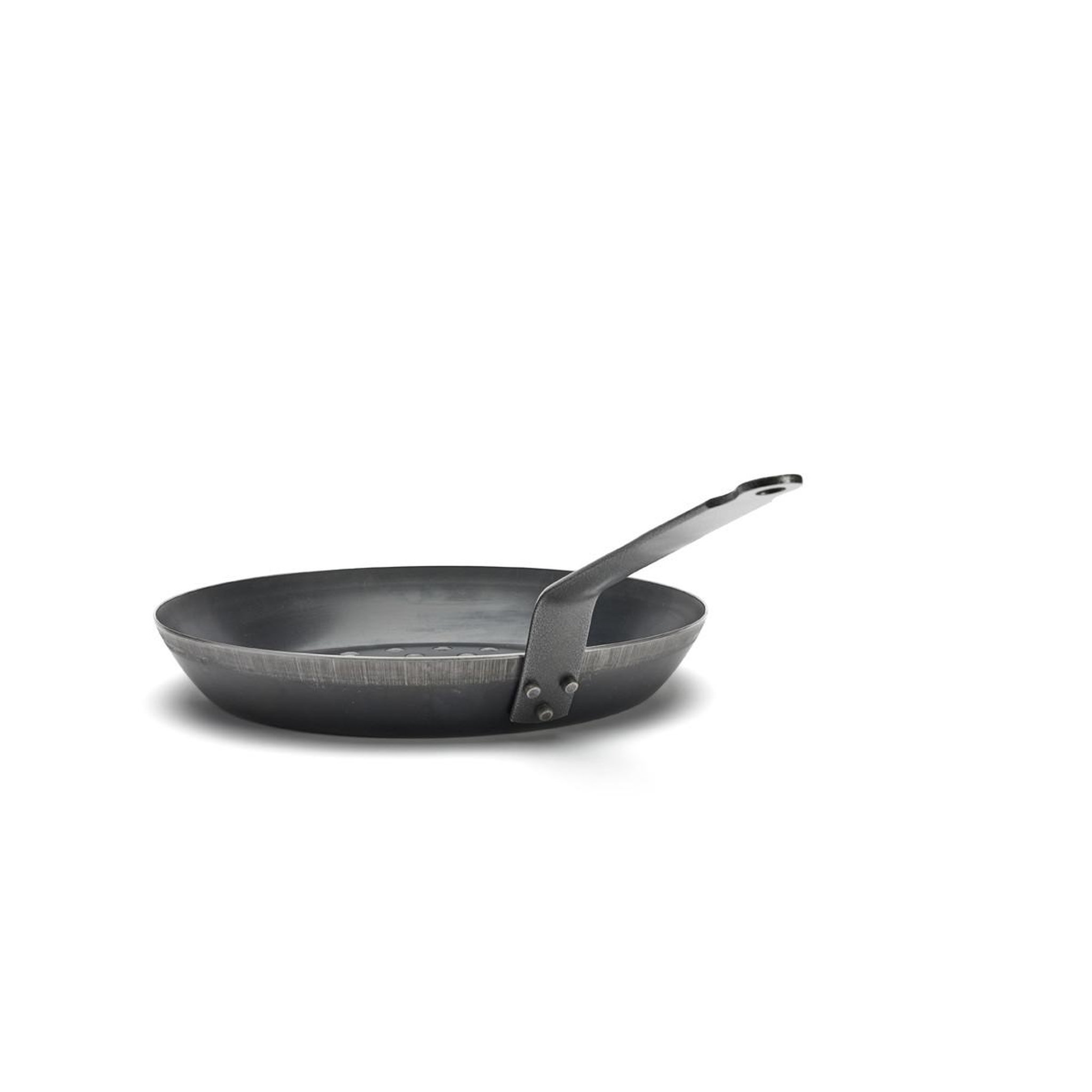 Voir la diapositive 3 : De buyer Poêle à marrons 28 cm queue courte - 5490.28