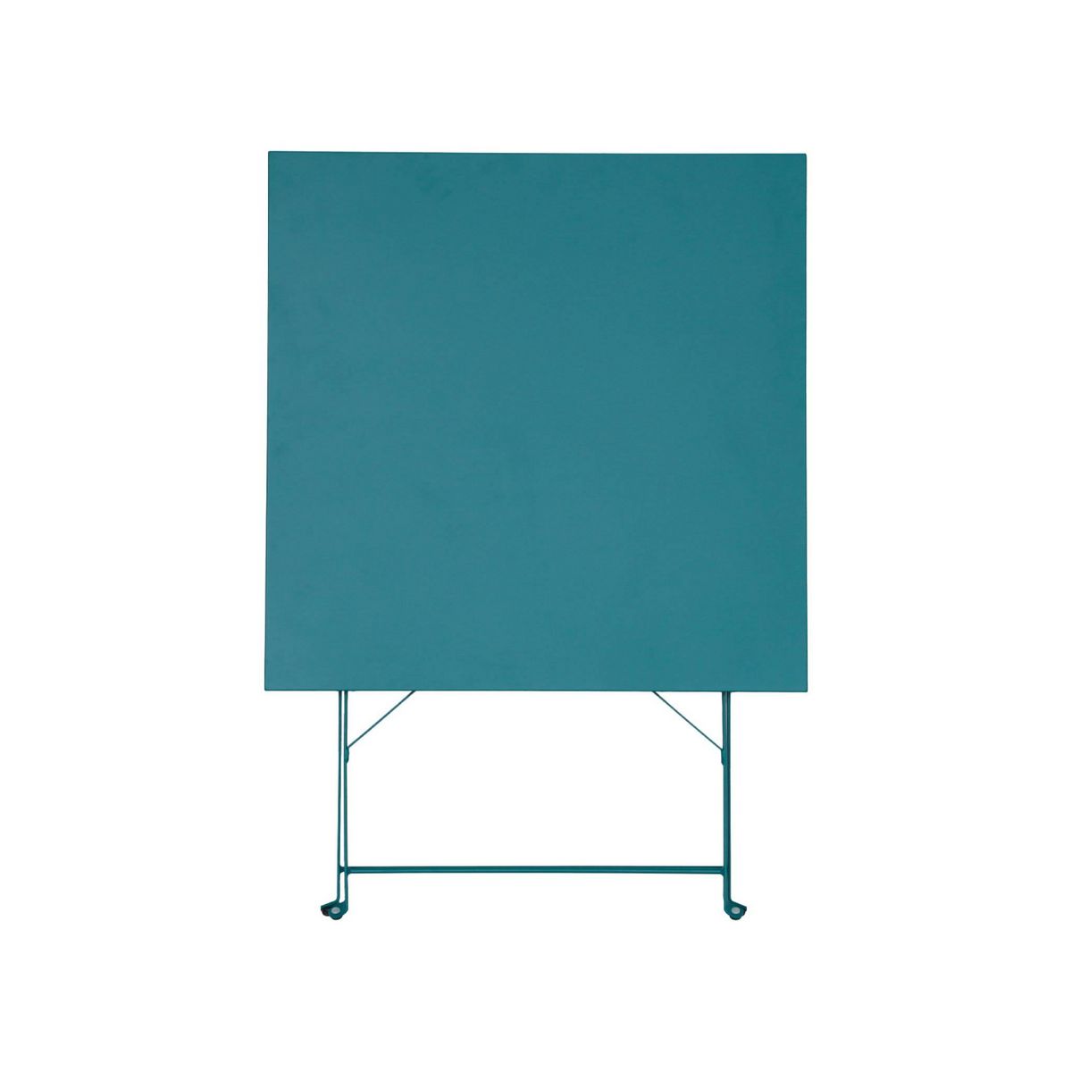 SWEEEK Table jardin bistrot pliable - Emilia carrée - Table carrée 70x70cm en acier thermolaqué