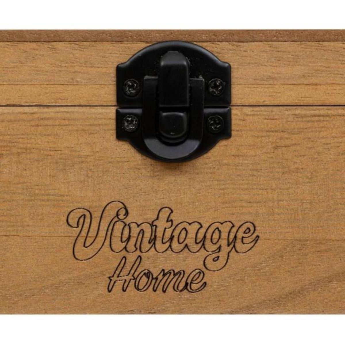 ATMOSPHERA Boîte à Bijoux en Bois  Be Vintage  25cm Naturel