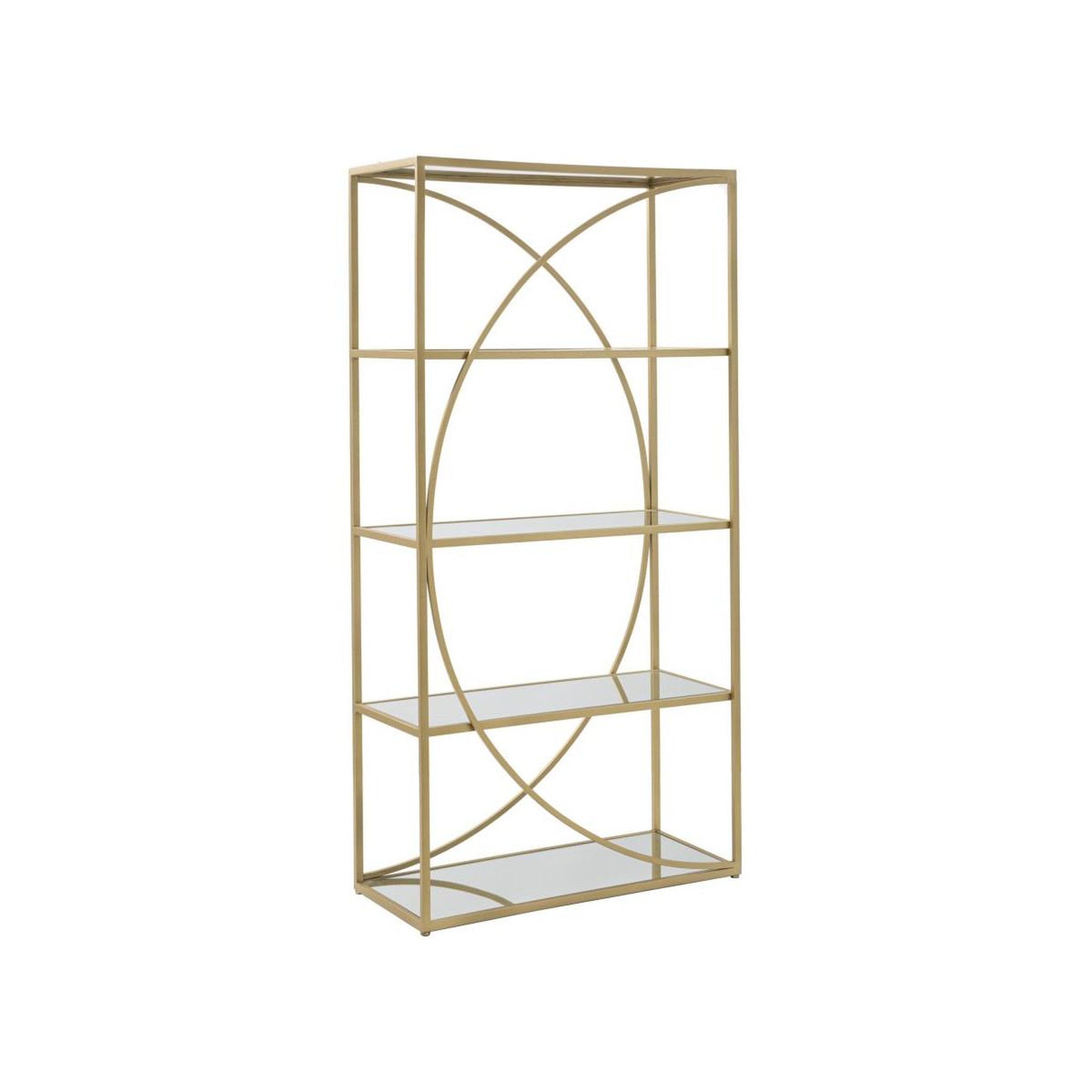 Paris Prix Étagère design 4 niveaux  glamy  180cm or