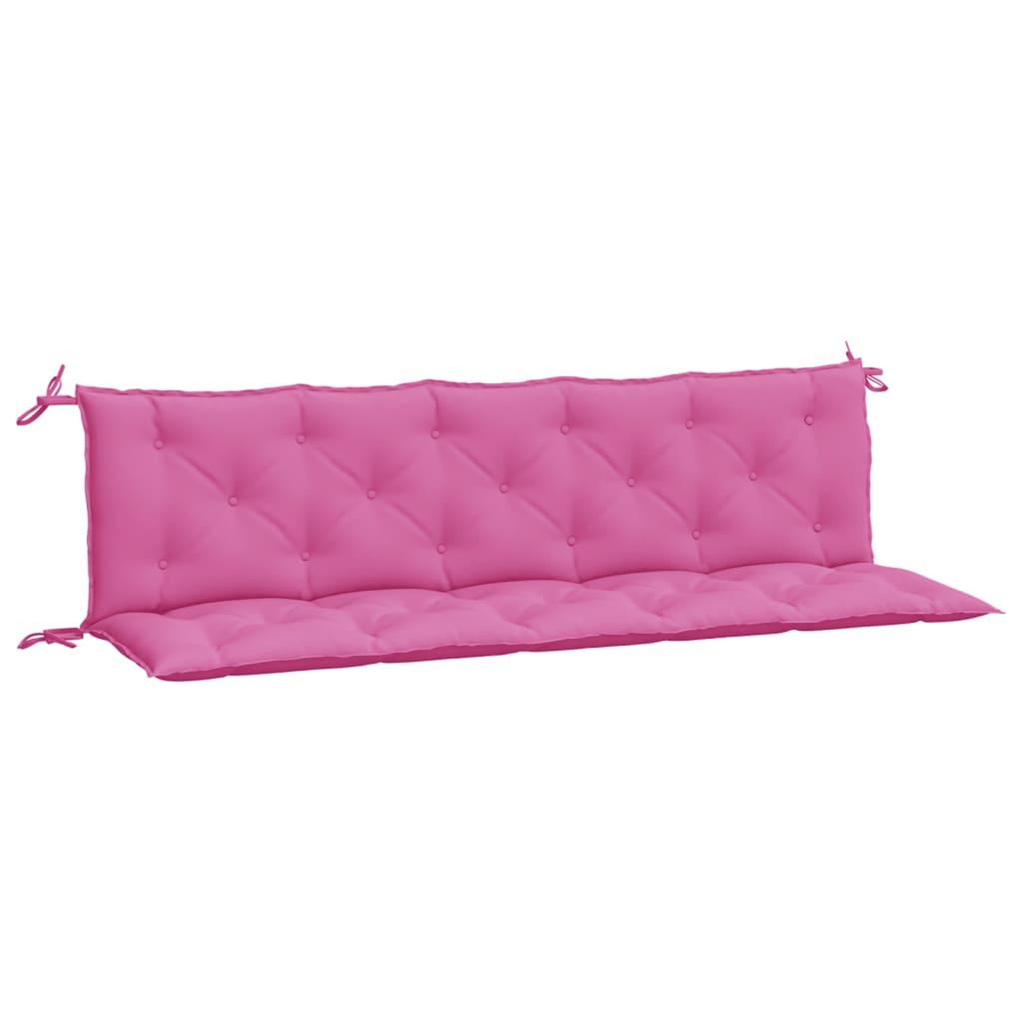 Voir la diapositive 5 : VIDAXL Coussins de banc de jardin lot de 2 rose tissu Oxford
