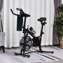Voir la diapositive 2 : HOMCOM Vélo d'appartement cardio vélo biking écran multifonction selle et guidon réglable noir