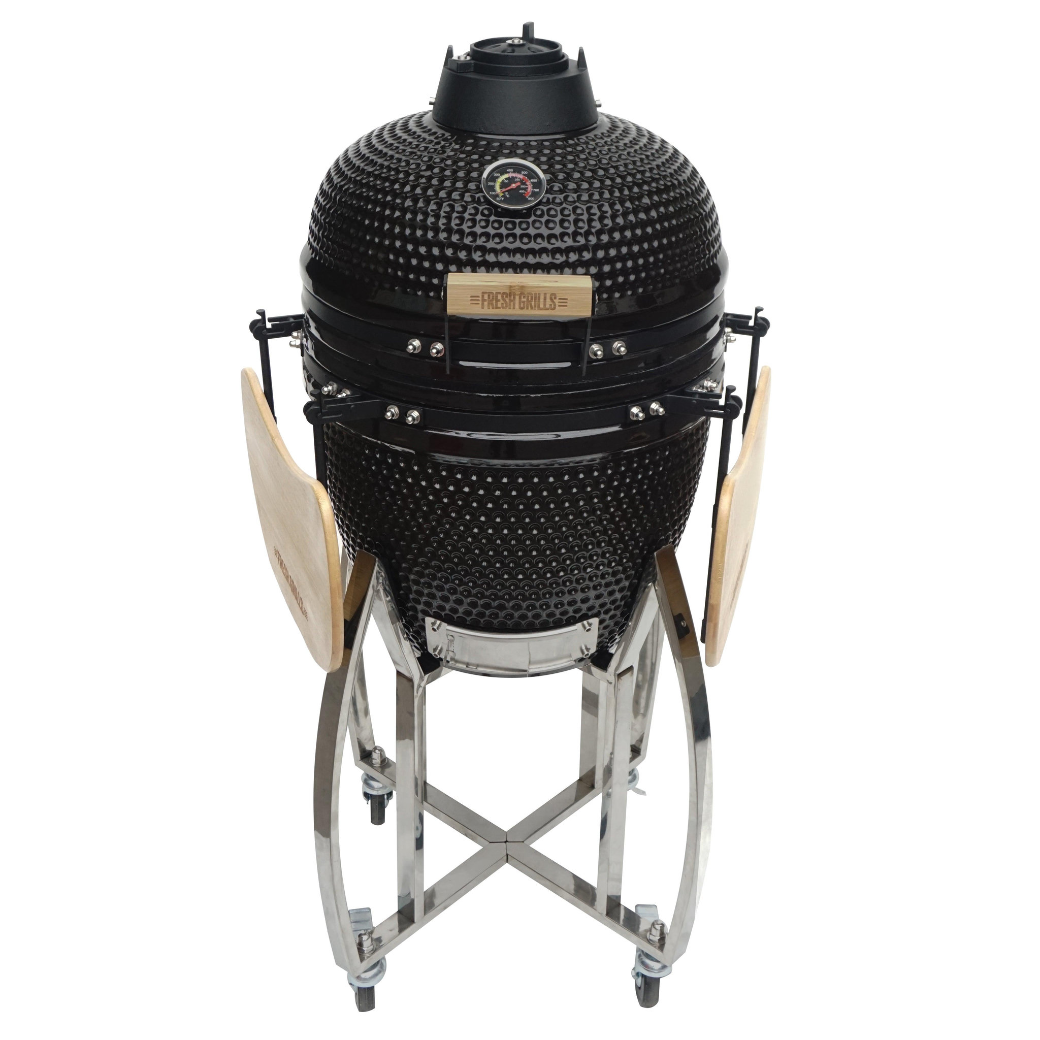 Voir la diapositive 4 : MONSTERSHOP Barbecue Japonais Kamado - 13", 16", 18"