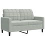 Voir la diapositive 4 : VIDAXL Ensemble de canapes 2 pcs avec coussins Gris clair Velours