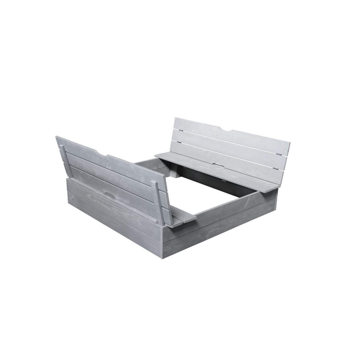 Soulet Bac à sable en bois avec 2 bancs 