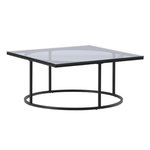 Paris Prix Table Basse Design en Verre  Skanor  90cm Noir