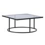 Voir la diapositive 1 : Paris Prix Table Basse Design en Verre  Skanor  90cm Noir