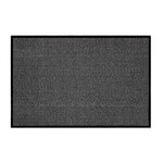 Paris Prix Tapis d'Entrée Anti-Poussière  Julius  80x120cm Noir & Gris