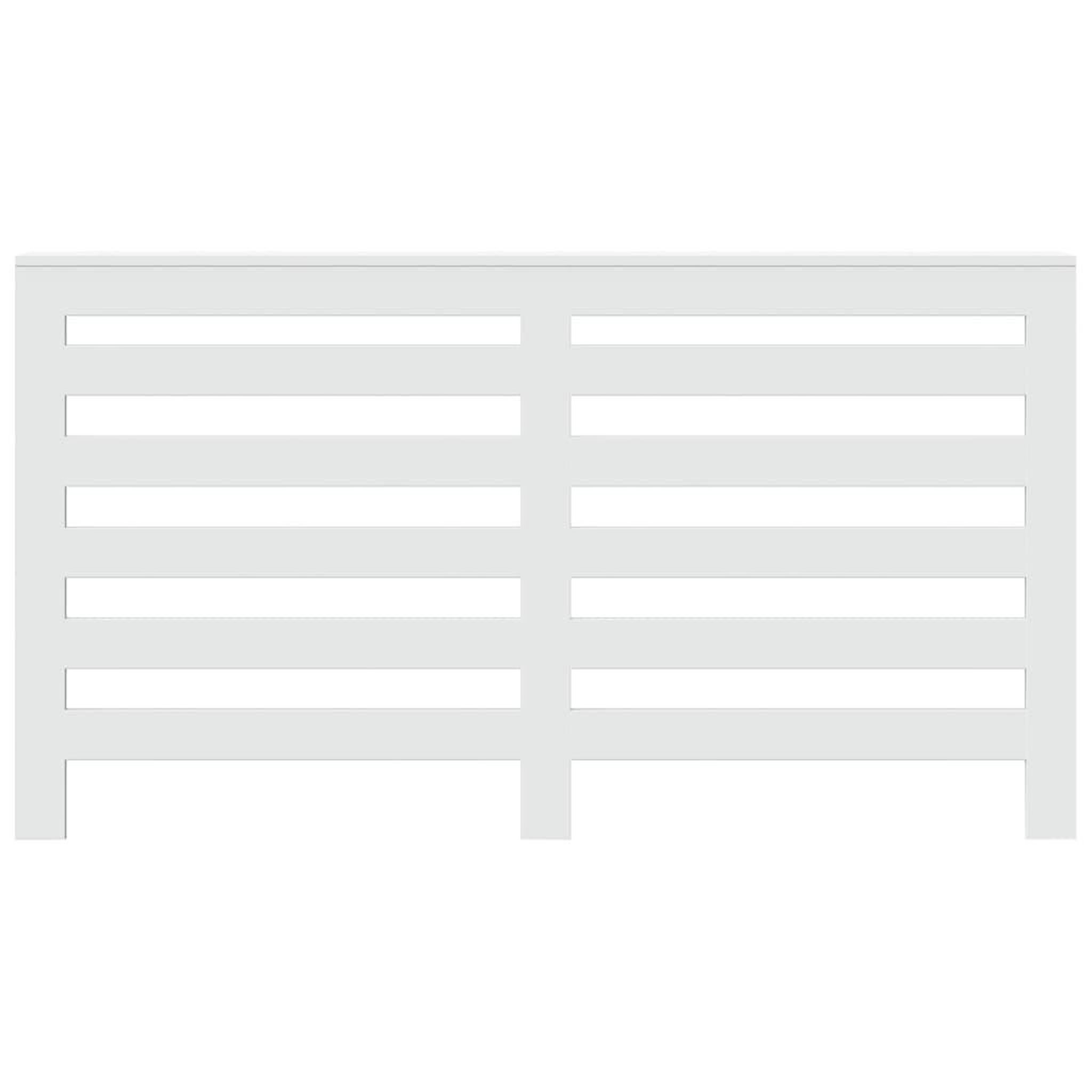 Voir la diapositive 3 : VIDAXL Cache-radiateur blanc 149x20x82 cm bois d'ingenierie