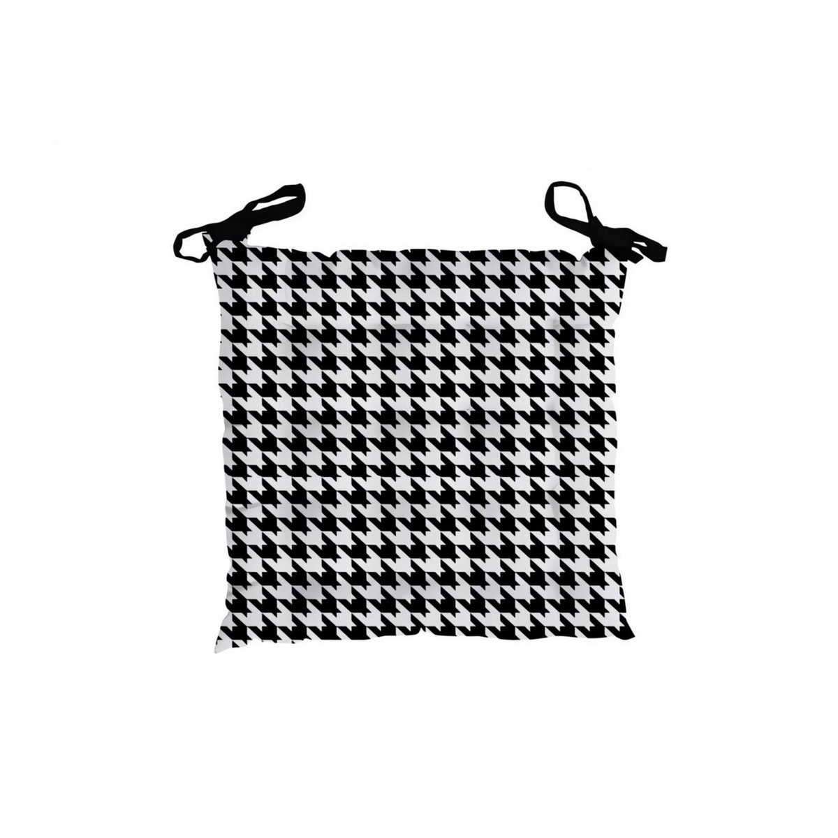 SOLEIL D'OCRE Dessus de chaise capitonné coton 40X40X5 cm VICTORIA, par Soleil d'ocre