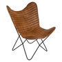 Voir la diapositive 3 : ATMOSPHERA Housse de Chaise en Cuir  Dario  92cm Marron