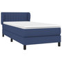 Voir la diapositive 3 : VIDAXL Sommier a lattes de lit avec matelas Bleu 80x200 cm Tissu