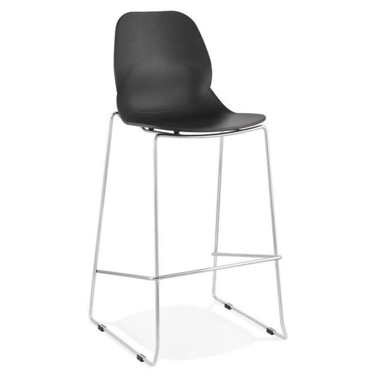 Paris Prix Tabouret de Bar  Layvin  111cm Noir & Chromé