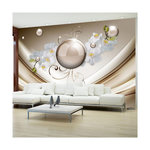Paris Prix Papier Peint  Golden Abstract. Coloris disponibles : Multicolore