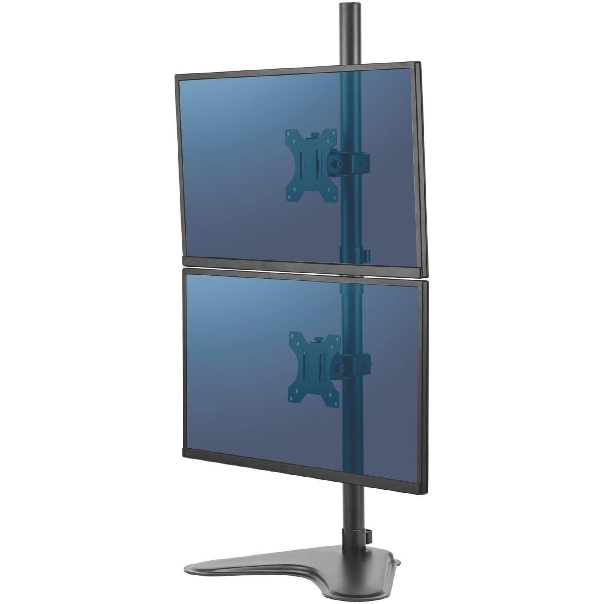 Voir la diapositive 4 : Fellowes Support écran PC Support Double Vertical sur pied