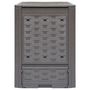 Voir la diapositive 2 : VIDAXL Composteur de jardin Marron 60x60x83 cm 300 L Plastique rotin